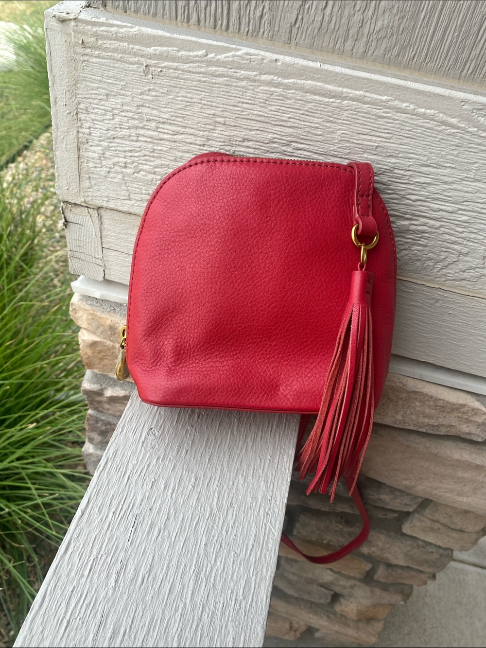 HOBO LEATHER CROSSBODY BAG